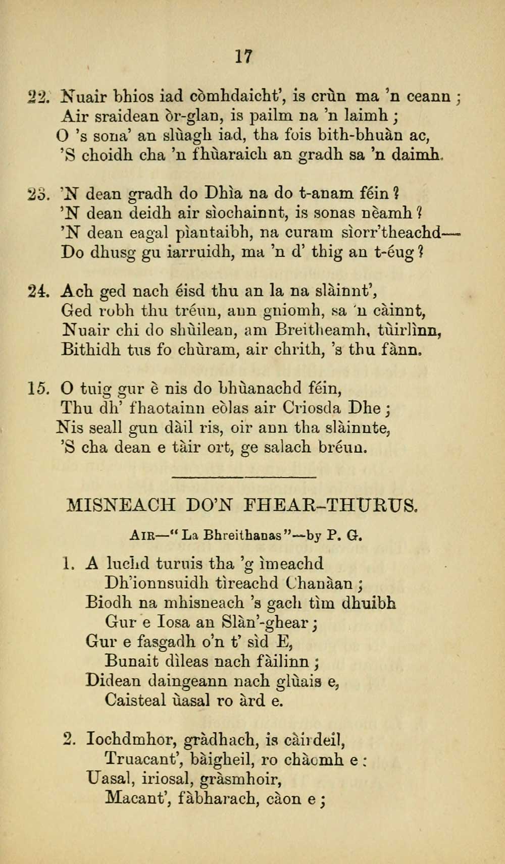 23 Hew Morrison Collection Laoidhean Spioradail Early Gaelic Book Collections National Library Of Scotland