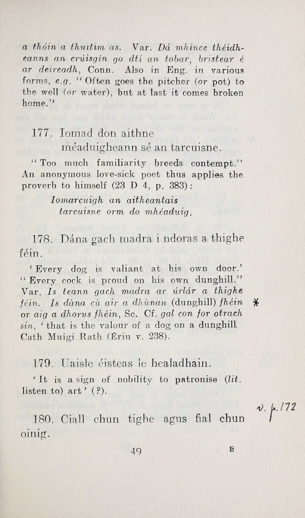 61 Matheson Collection Miscellany Of Irish Proverbs Early Gaelic Book Collections National Library Of Scotland