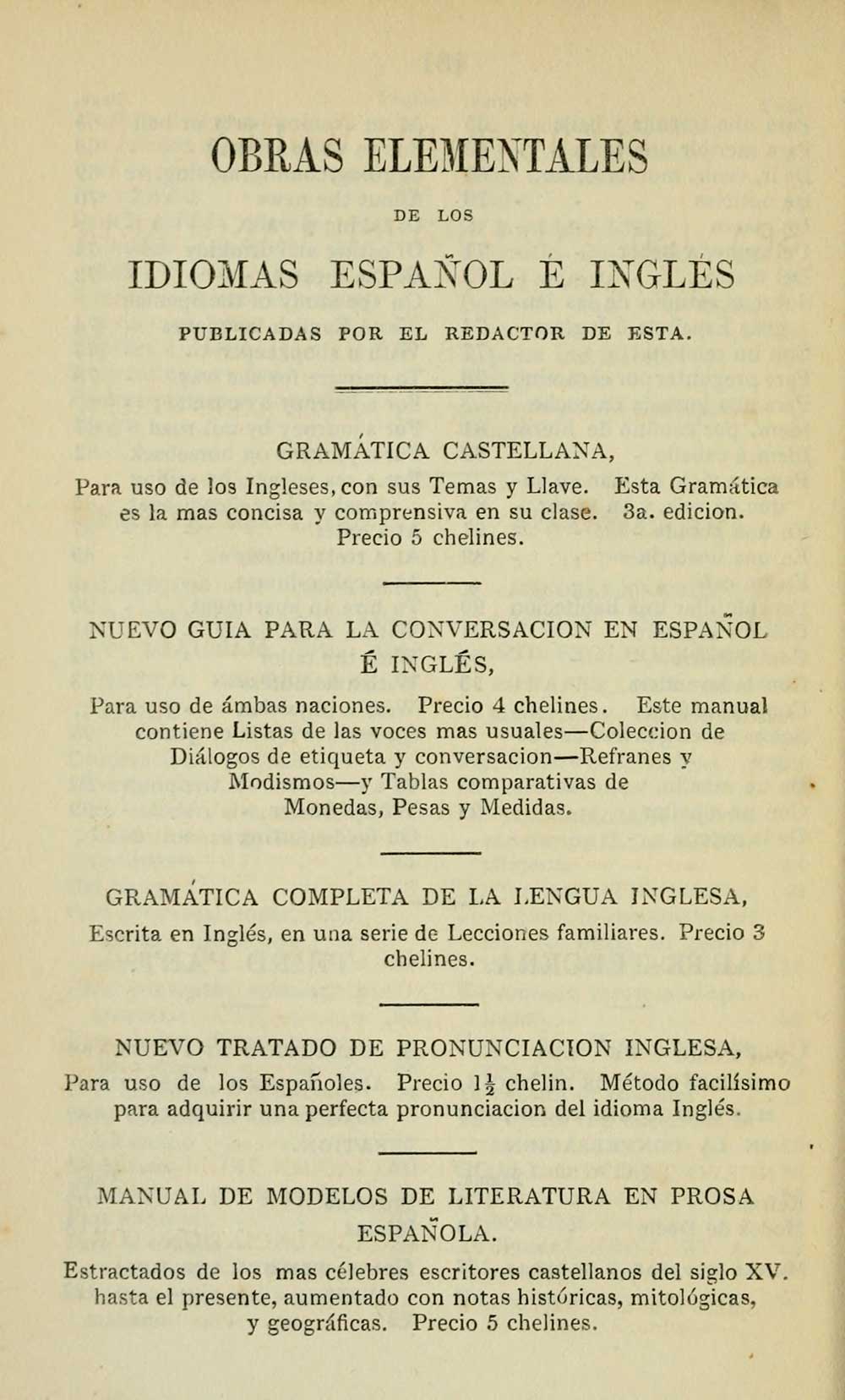 Gramática inglesa para Conversación 1 (Spanish Edition)