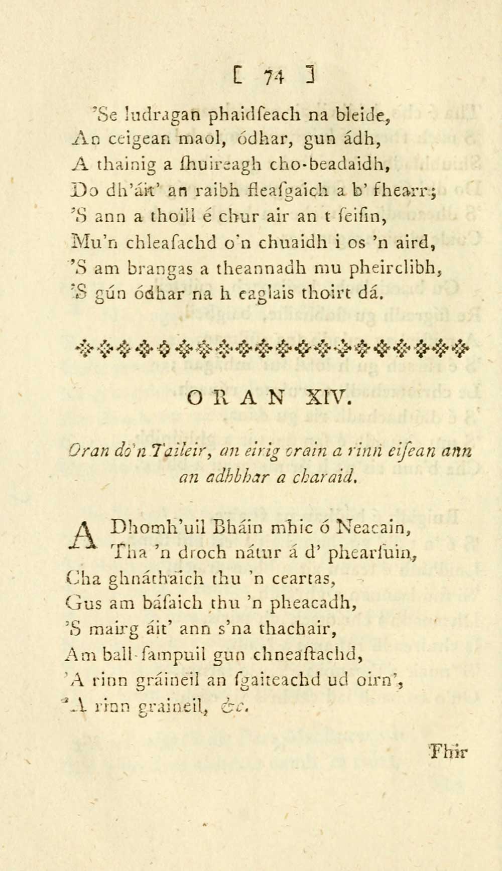 Ossian Collection Orain Ghaidhealach Early Gaelic Book Collections National Library Of Scotland