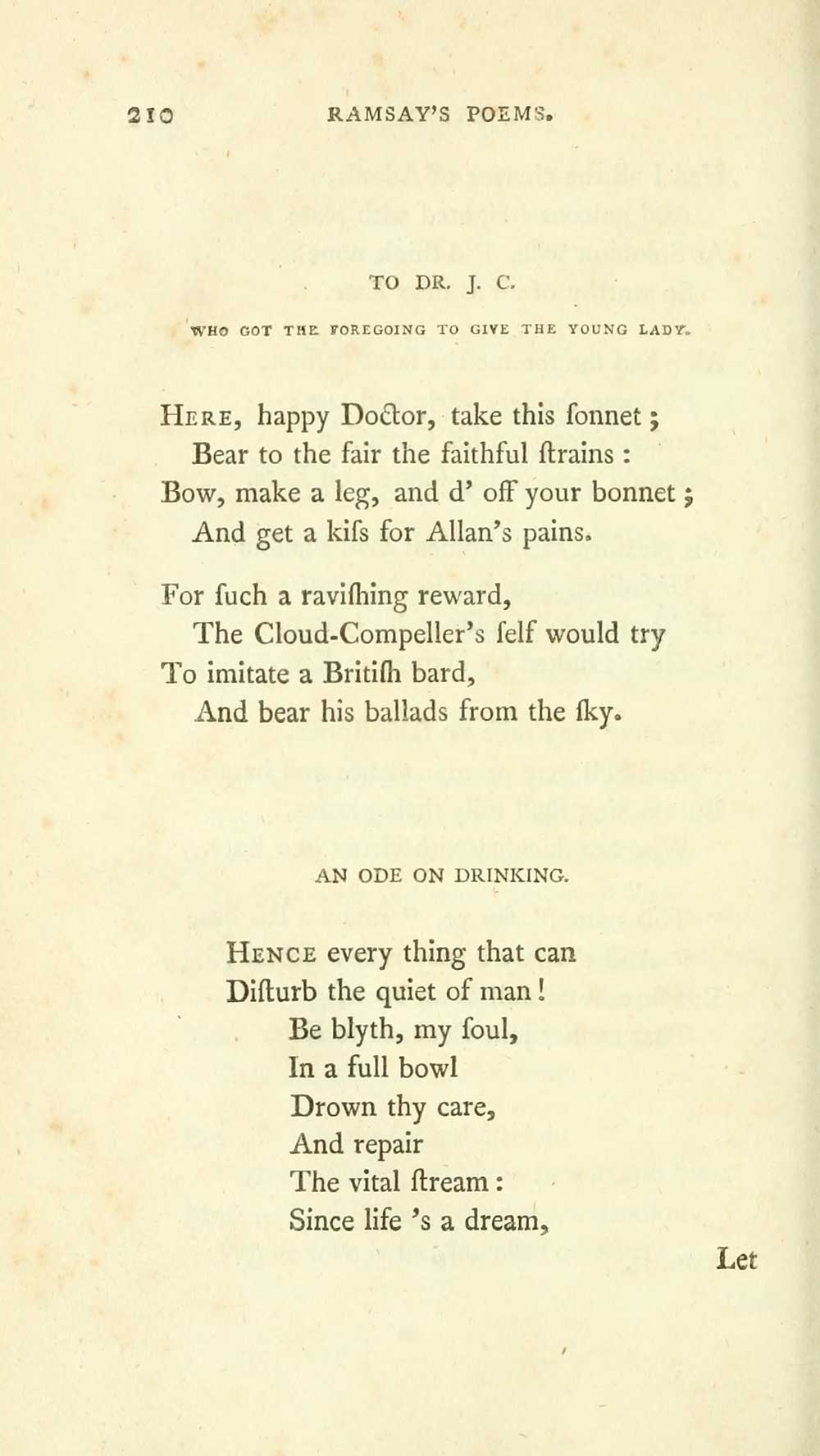 (226) - J. F. Campbell Collection > Poems of Allan Ramsay > Volume 2 ...