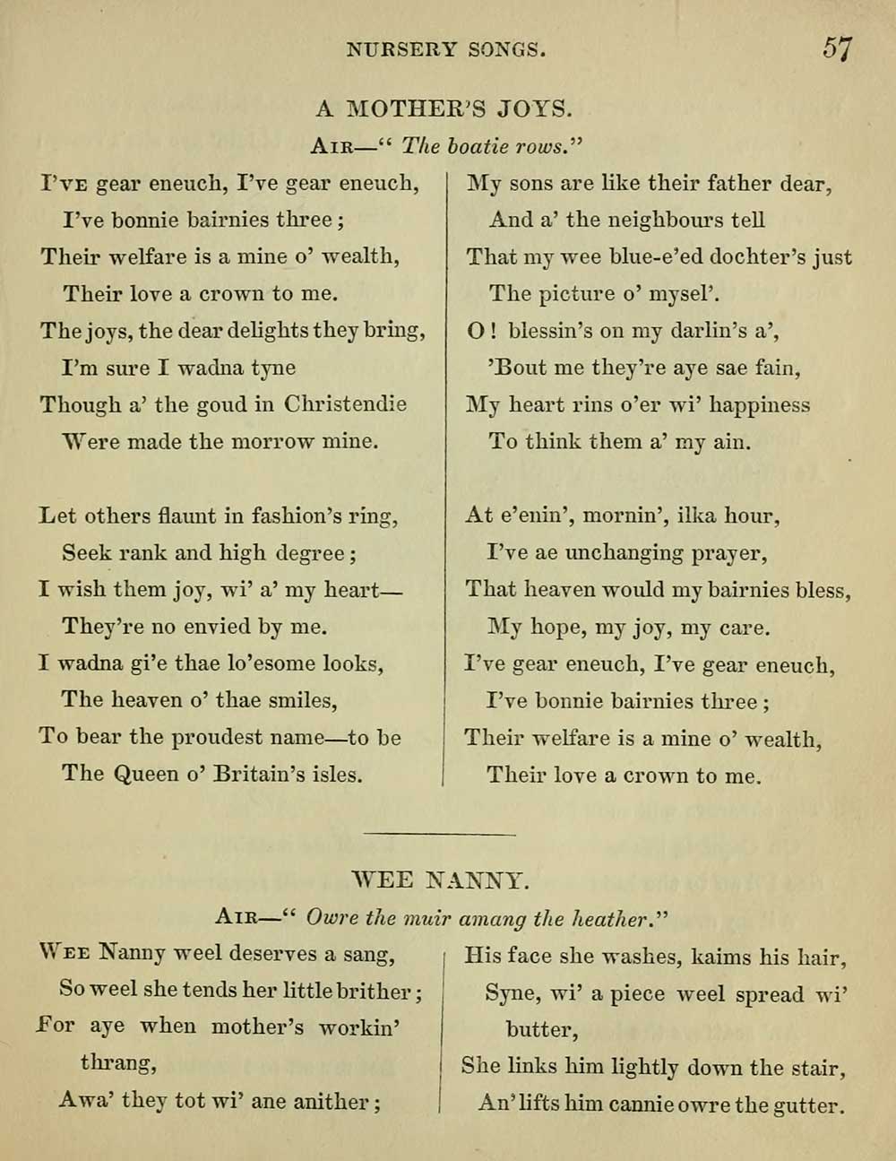 73 J F Campbell Collection Songs For The Nursery Early Gaelic Book Collections National Library Of Scotland