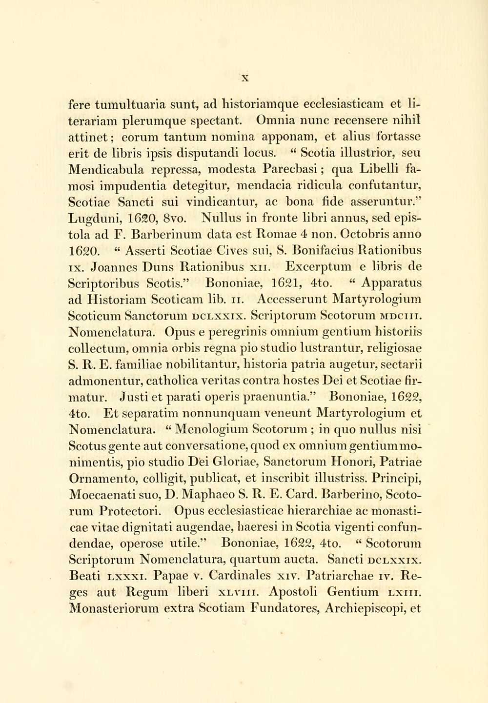 (32) Page x - Bannatyne Club > Thomae Dempsteri Historia Ecclesiastica ...
