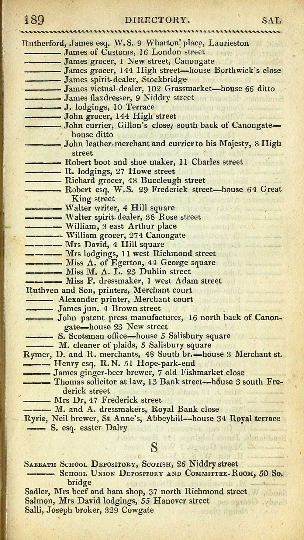 (235) - Towns > Edinburgh > 1805-1834 - Post Office annual directory ...