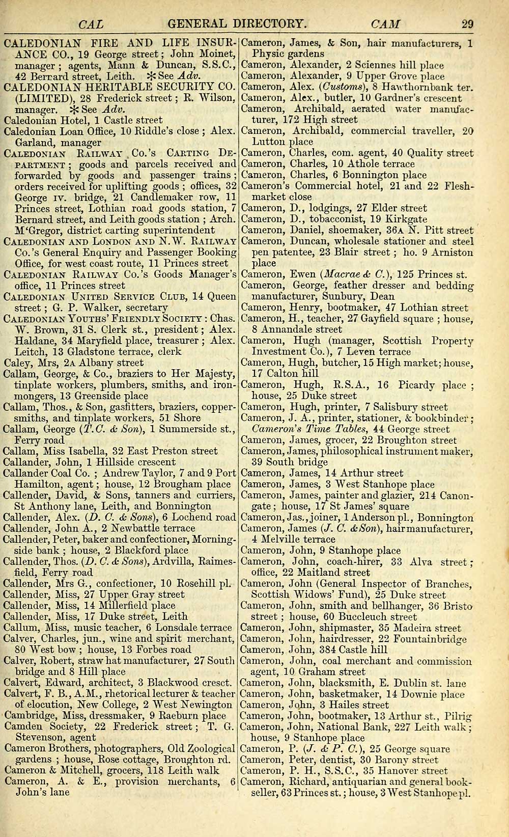 (67) - Towns > Edinburgh > 1846-1975 - Post Office Edinburgh and Leith ...