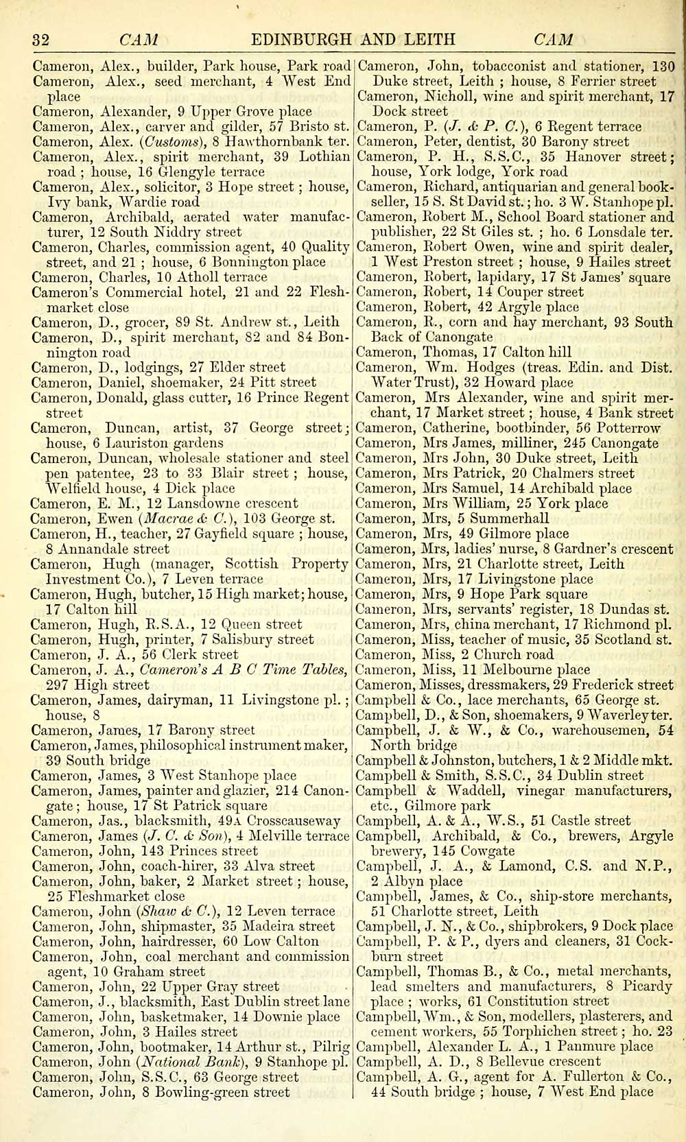 (64) - Towns > Edinburgh > 1846-1975 - Post Office Edinburgh and Leith ...