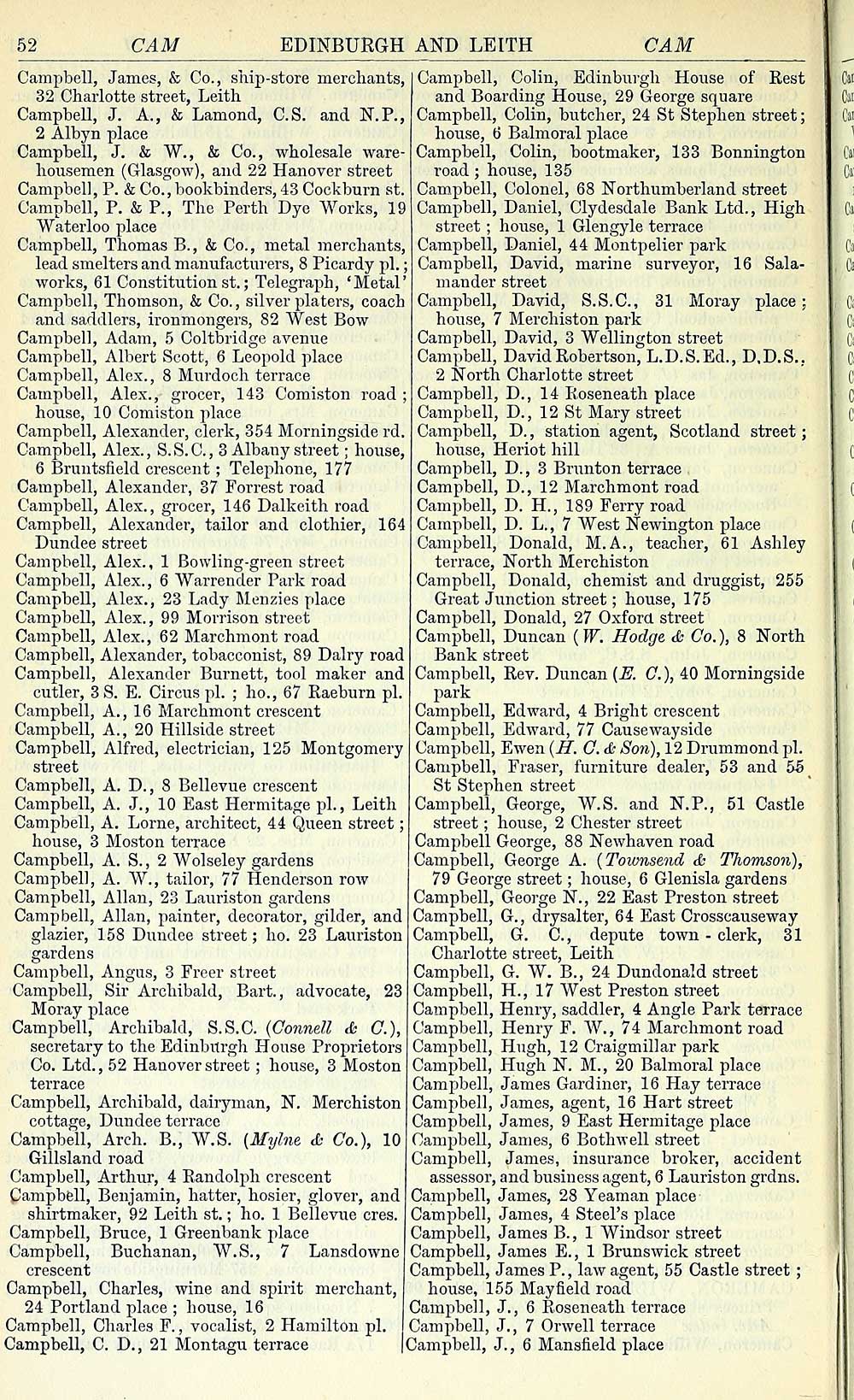 (102) - Towns > Edinburgh > 1846-1975 - Post Office Edinburgh and Leith ...