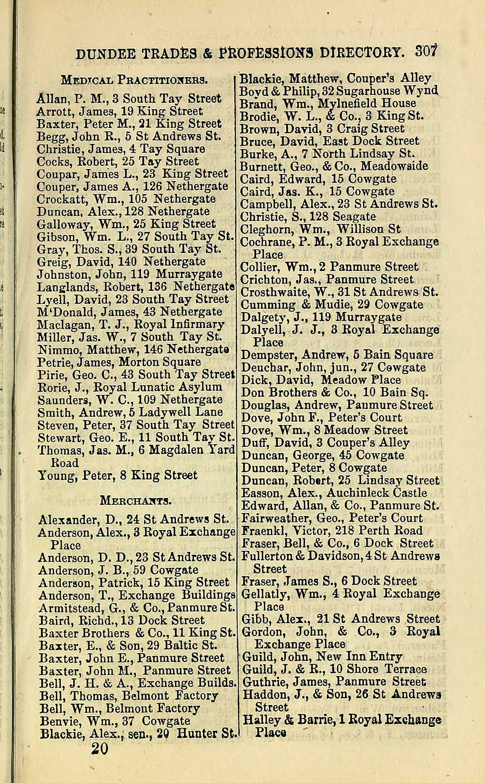 (335) Towns > Dundee > 18461872 Post Office Dundee directory