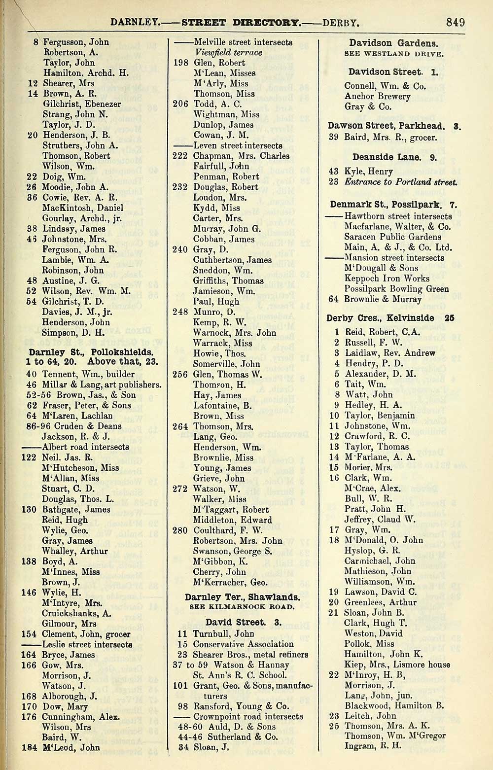 546) - Towns > Glasgow > 1828-1912 - Post-Office annual Glasgow directory >  1906-1907 - Scottish Directories - National Library of Scotland