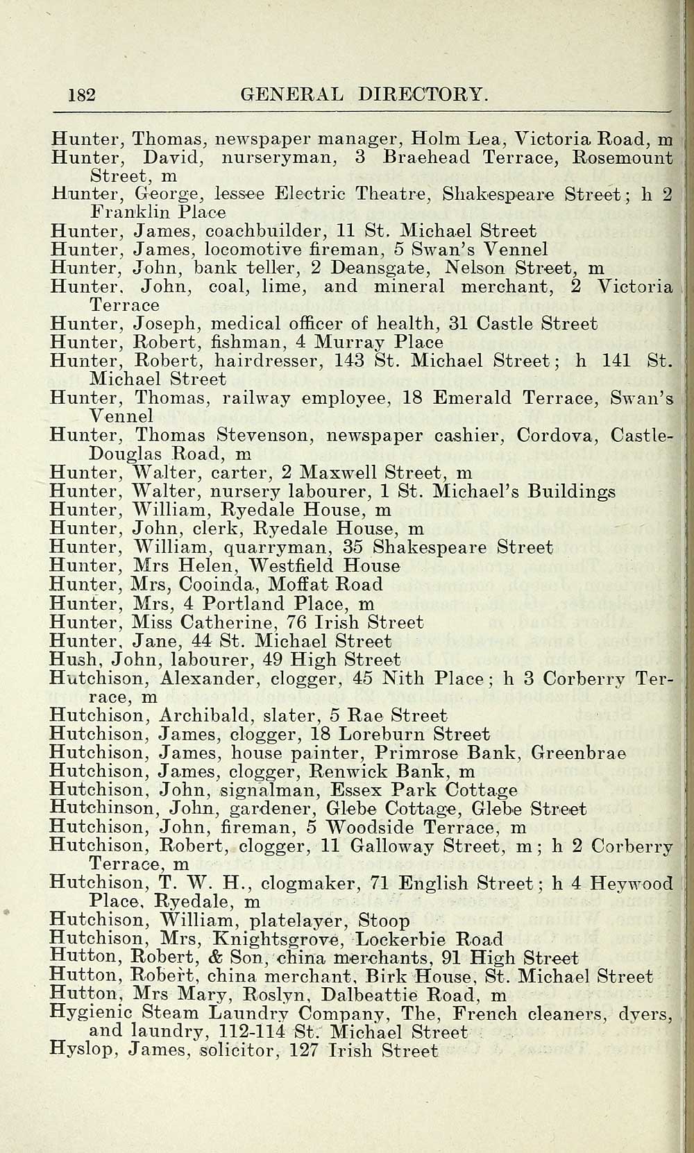 (218) Towns > Dumfries > 191112 Dumfries and district post office