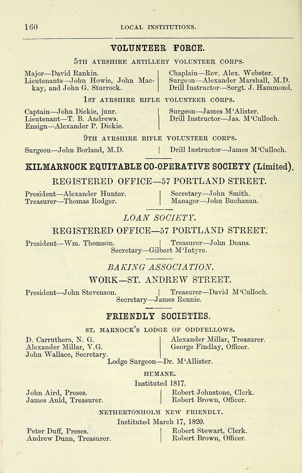 172 Towns Kilmarnock And Riccarton 1868 1872 Post Office Kilmarnock Directory 1872 Scottish Directories National Library Of Scotland