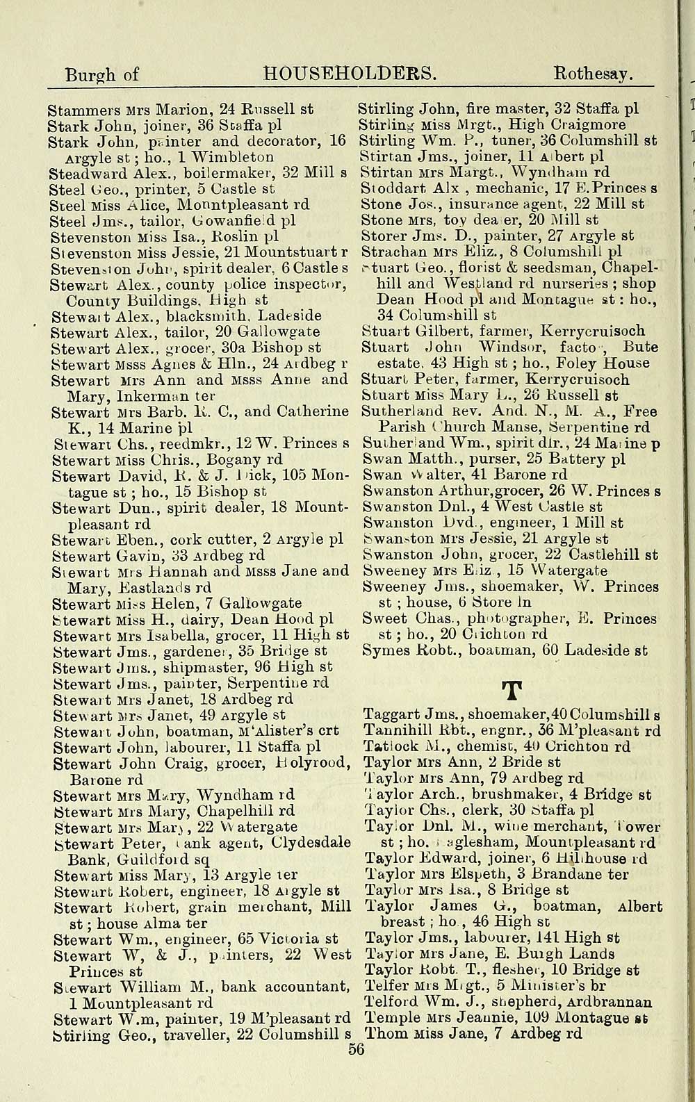 (94) - Counties > Bute > 1889, 1893, 1895-1911 - Bute county directory ...