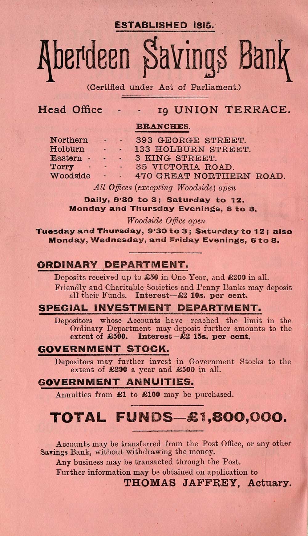 (6) Towns > Aberdeen > 18581912 Post Office Aberdeen directory