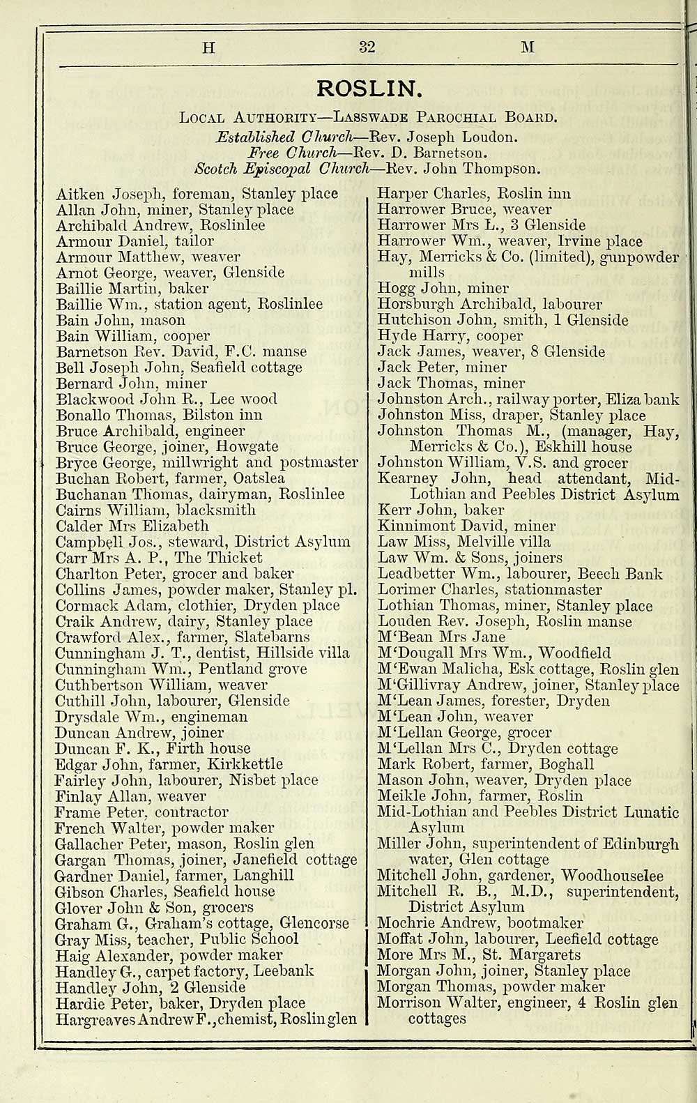 10) - Towns > Dalkeith > 1887-1891, 1894 - Carment's … directory for  Dalkeith and district > 1890 - Scottish Directories - National Library of  Scotland