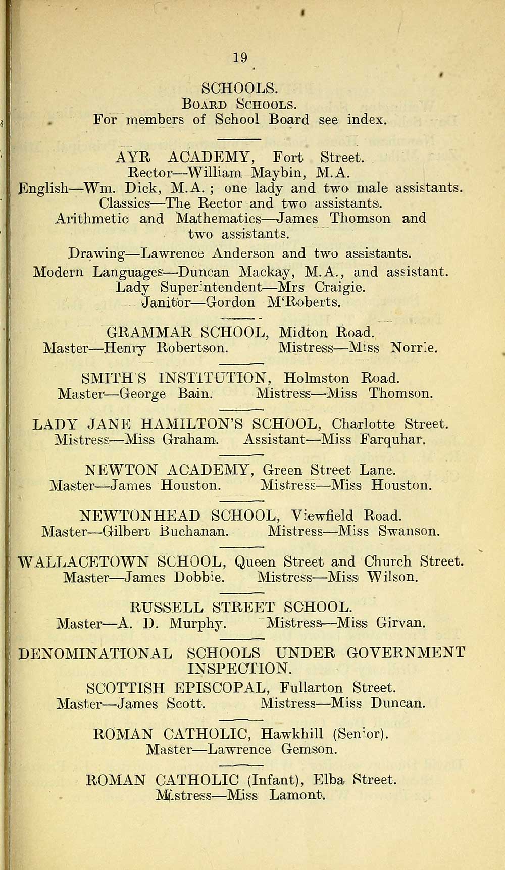 (25) Towns > Ayr > 18941912 Ayr Post Office General and Trades