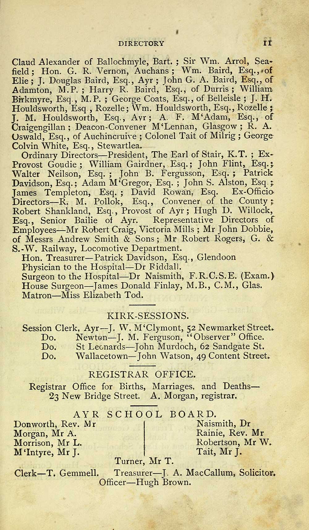 (19) Towns > Ayr > 18941912 Ayr Post Office General and Trades