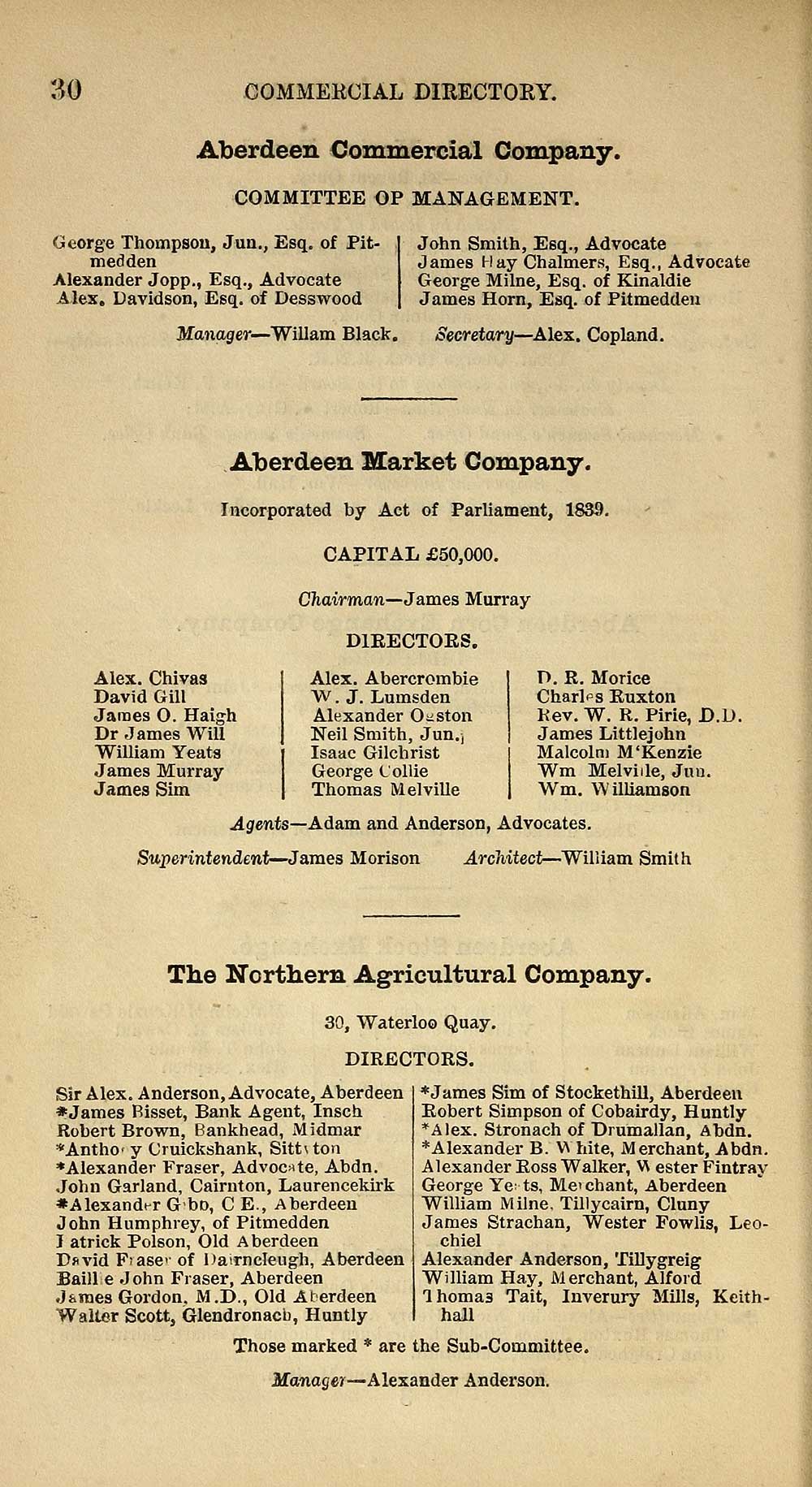 (34) Towns > Aberdeen > 18581912 Post Office Aberdeen directory