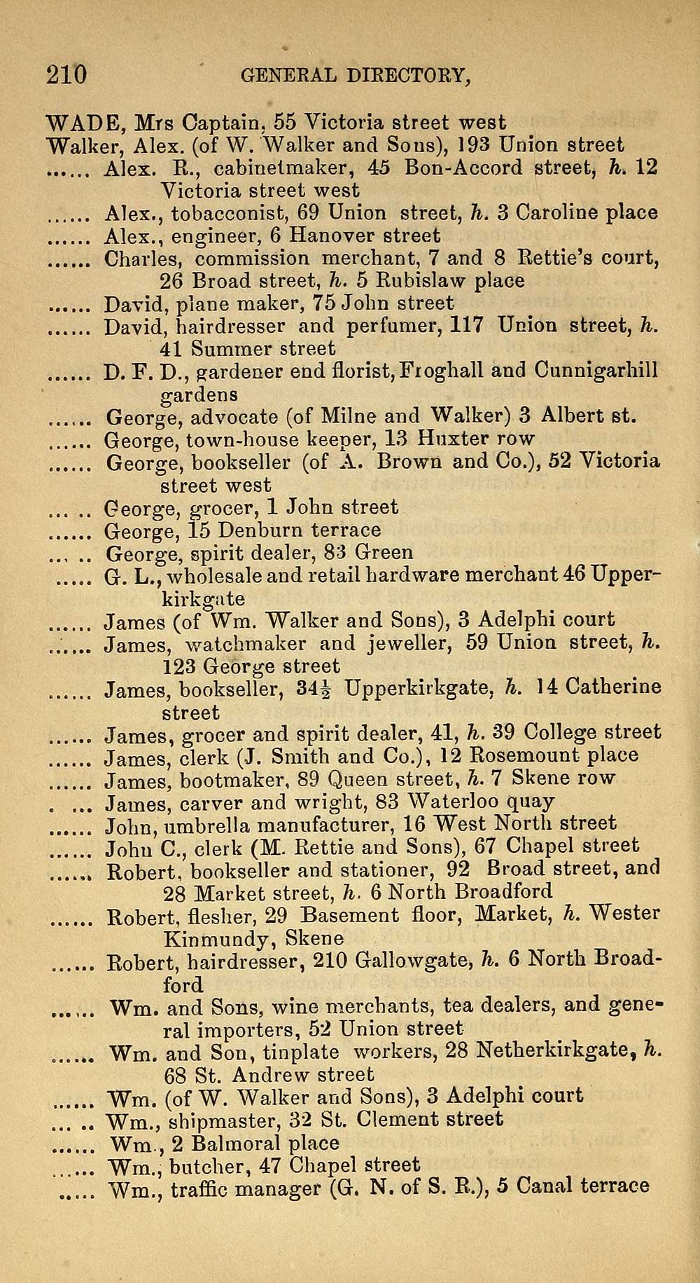 (214) Towns > Aberdeen > 18581912 Post Office Aberdeen directory