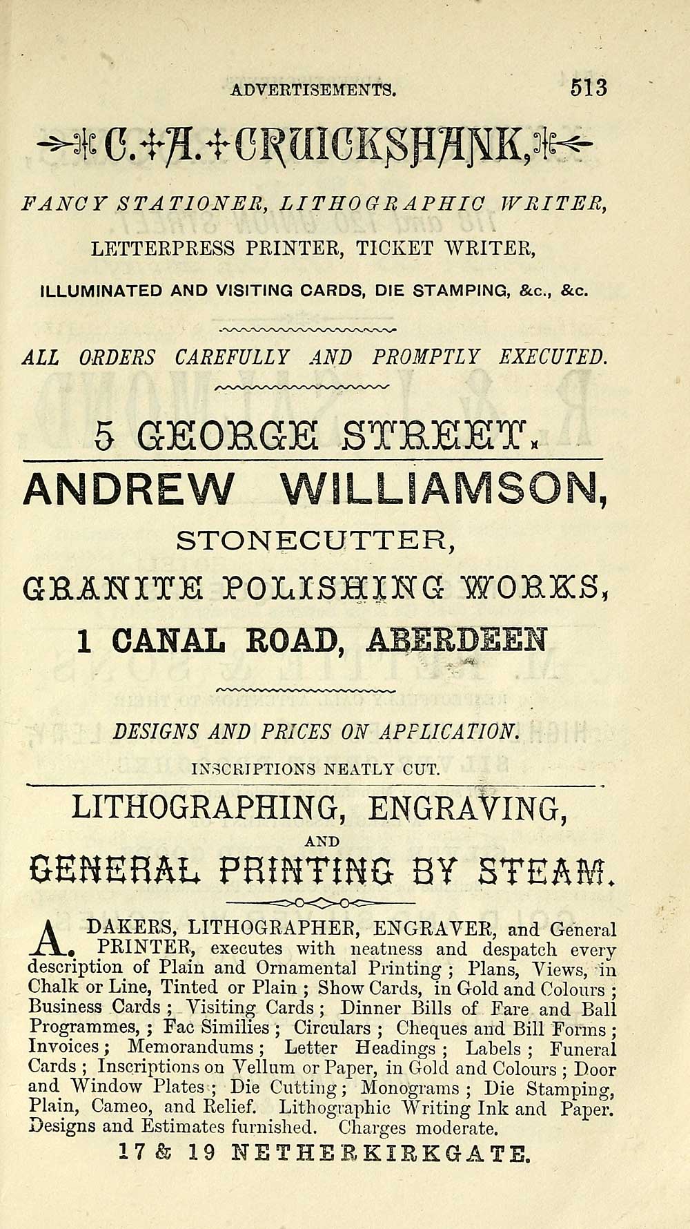 (517) - Towns > Aberdeen > 1858-1912 - Post Office Aberdeen directory ...