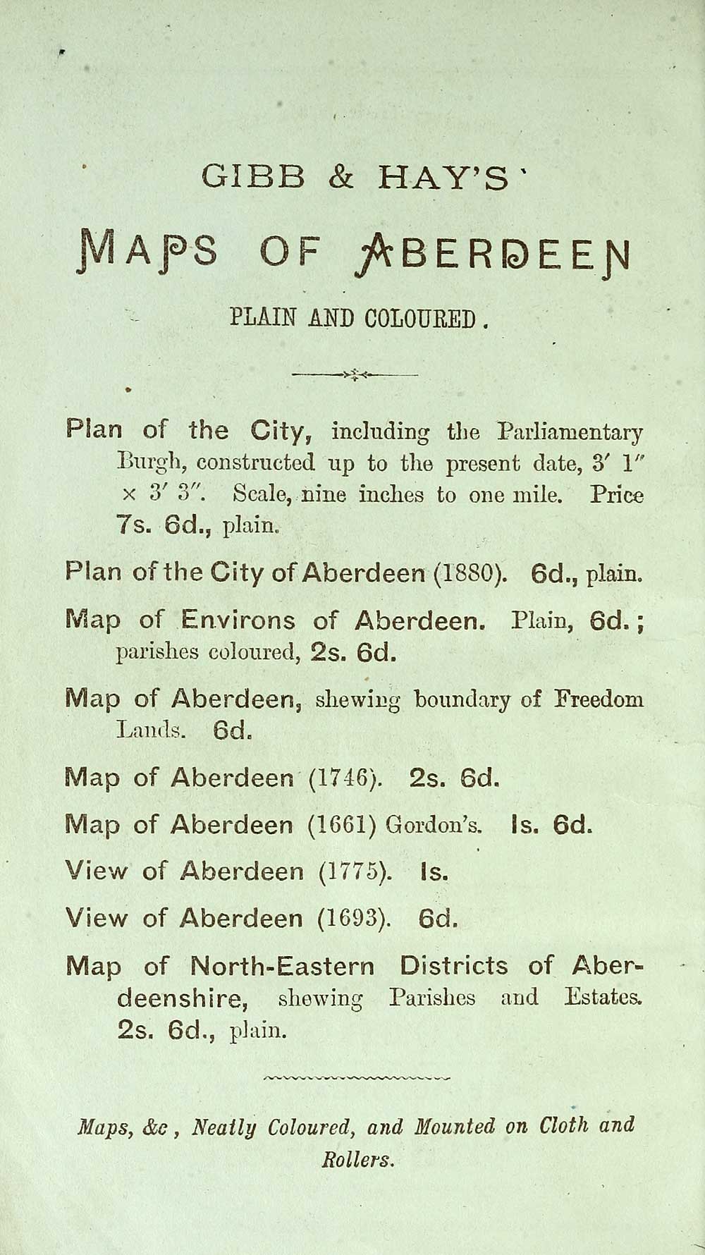 (526) - Towns > Aberdeen > 1858-1912 - Post Office Aberdeen directory ...