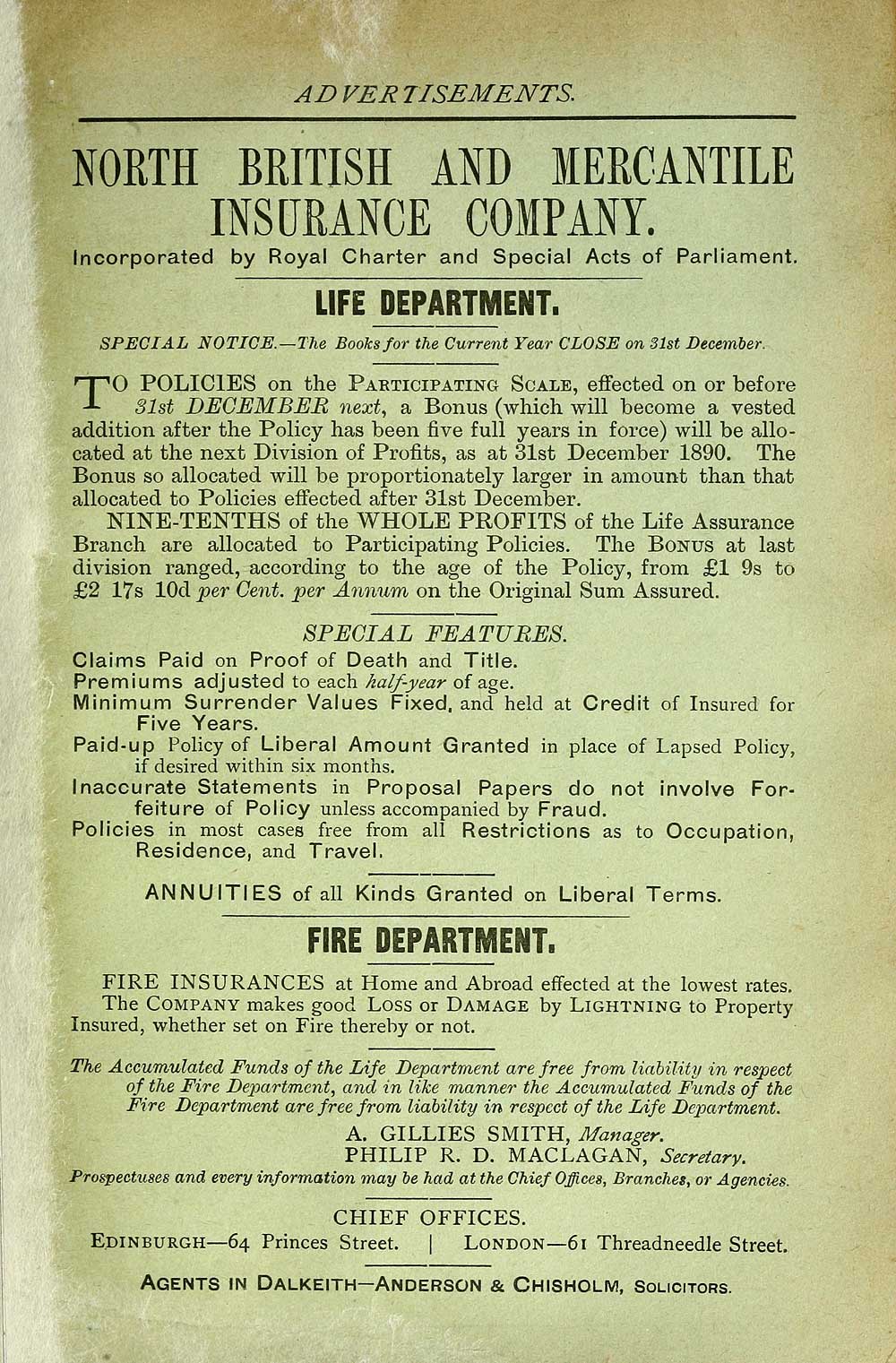 10) - Towns > Dalkeith > 1887-1891, 1894 - Carment's … directory for  Dalkeith and district > 1890 - Scottish Directories - National Library of  Scotland