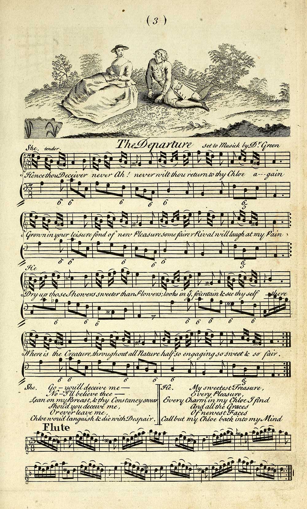 (17) Page 3 Departure Glen Collection of printed music > Printed