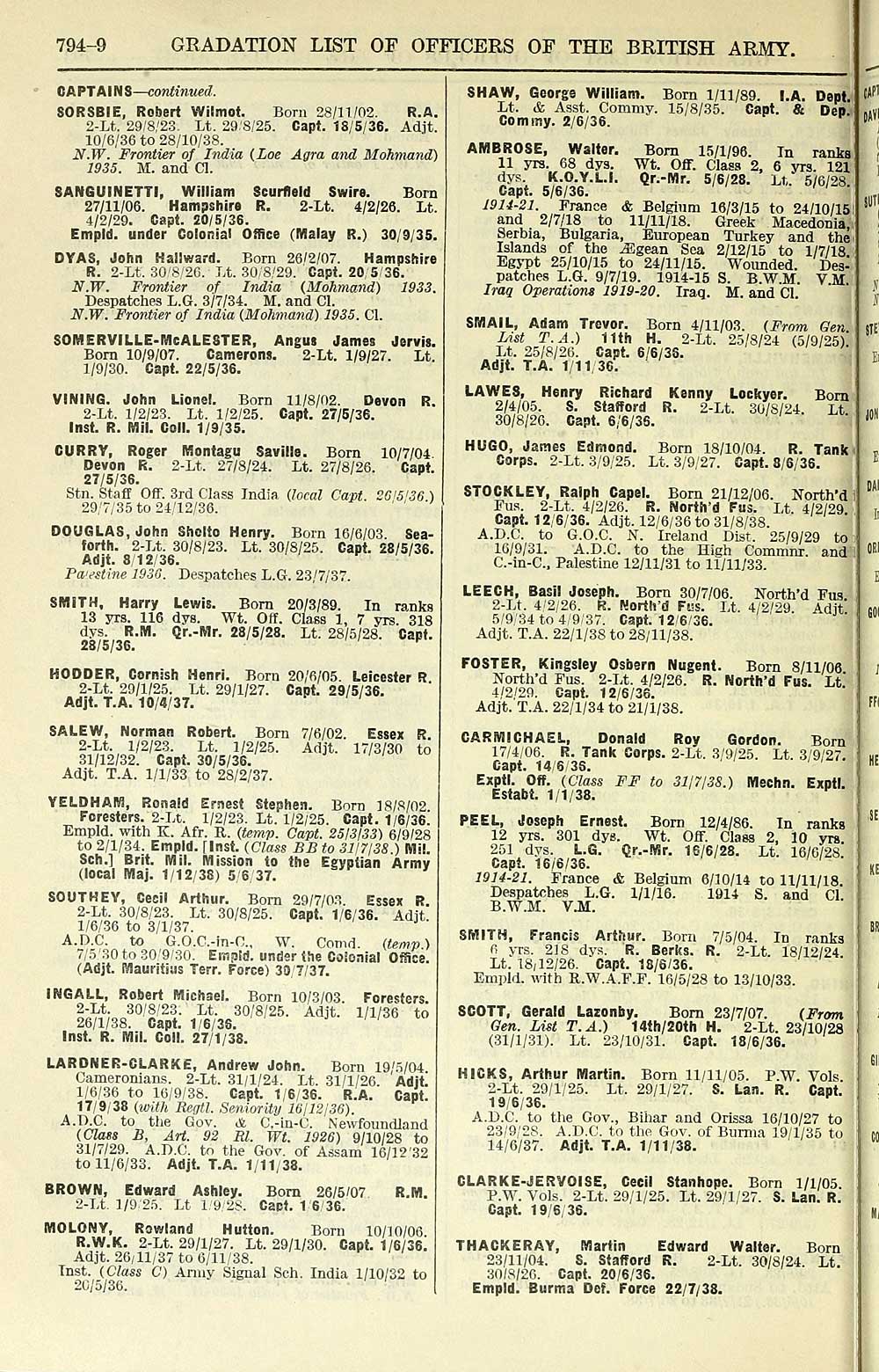 484 Army Lists Half Yearly Army Lists 1923 Feb 1950 From 1947 Annual Despite The Name 1938 Second Half British Military Lists National Library Of Scotland