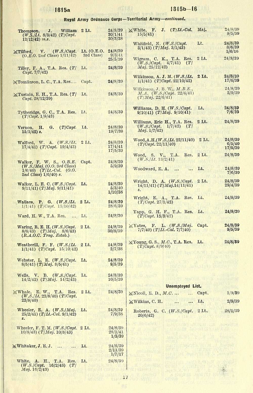 (23) - Army lists > Quarterly Army Lists (Second Series), July 1940 ...