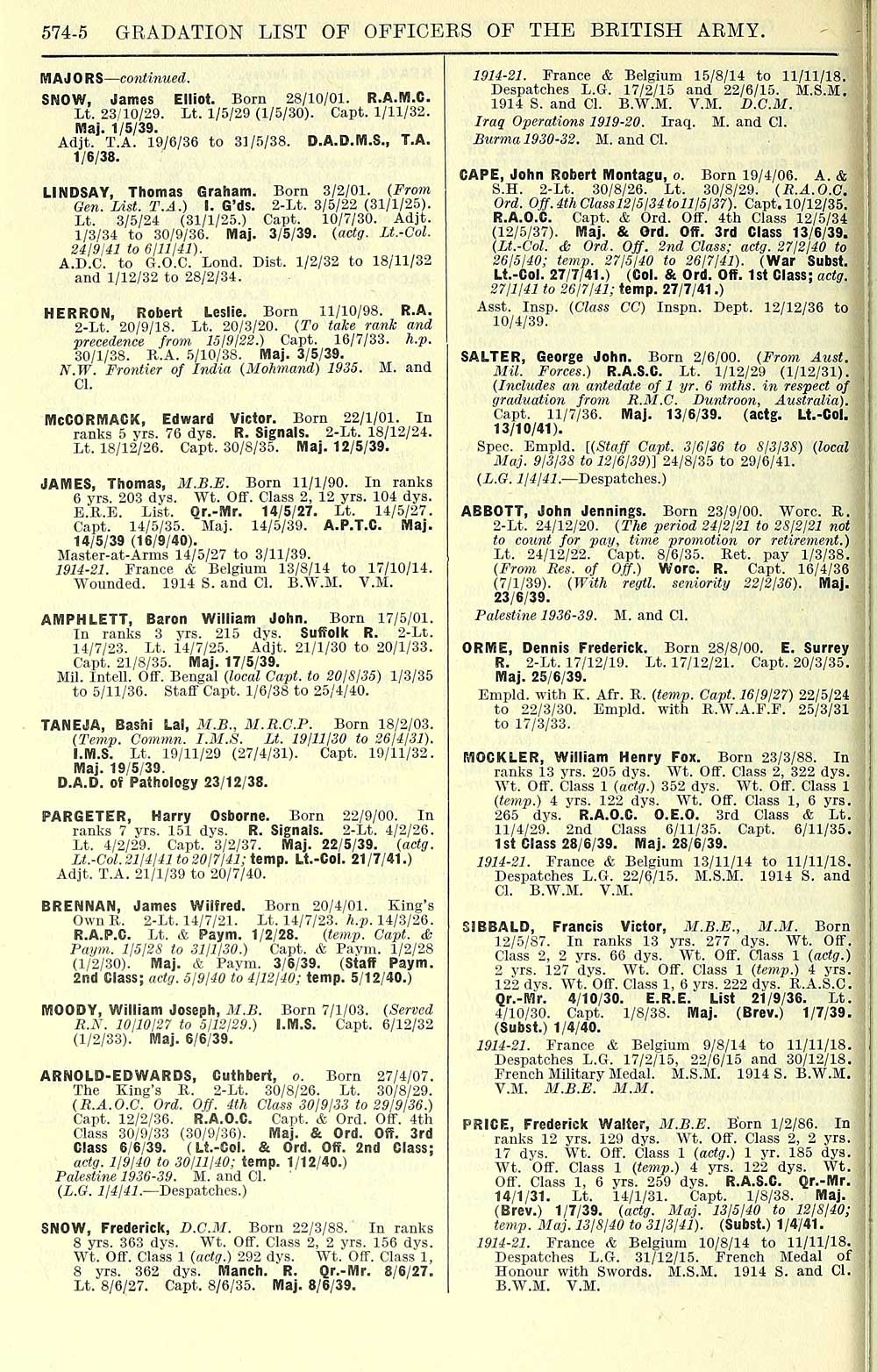 438 Army Lists Half Yearly Army Lists 1923 Feb 1950 From 1947 Annual Despite The Name 1941 Second Half British Military Lists National Library Of Scotland