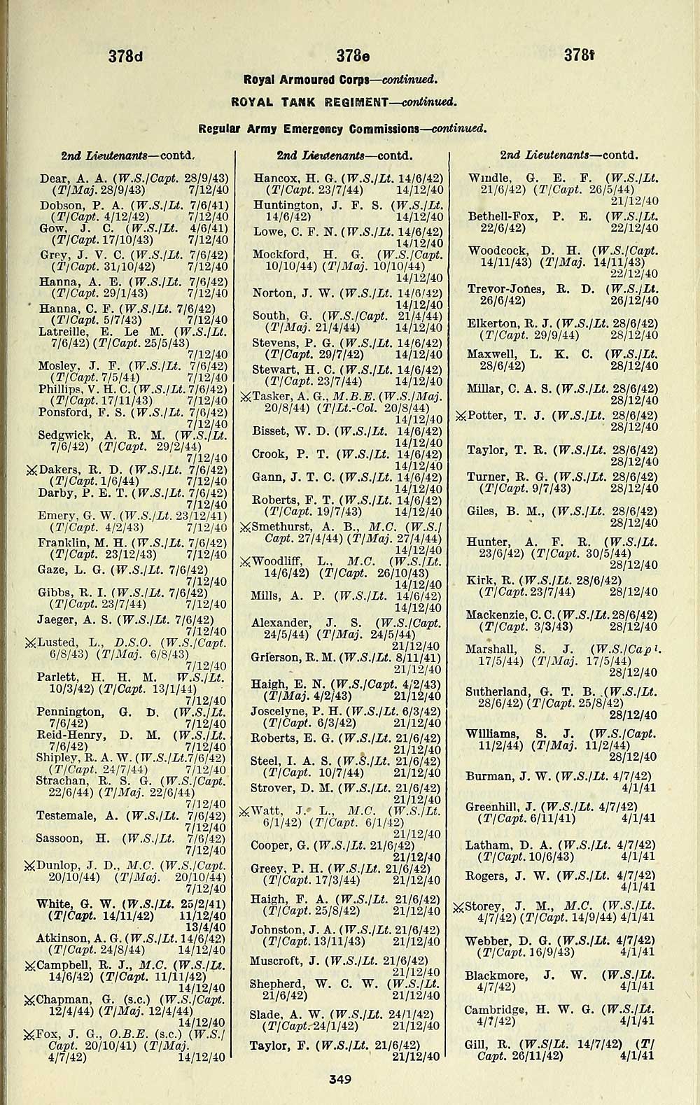 355 Army Lists Quarterly Army Lists Second Series July 1940 December 1950 1945 First Quarter Part 1 Volume 1 British Military Lists National Library Of Scotland