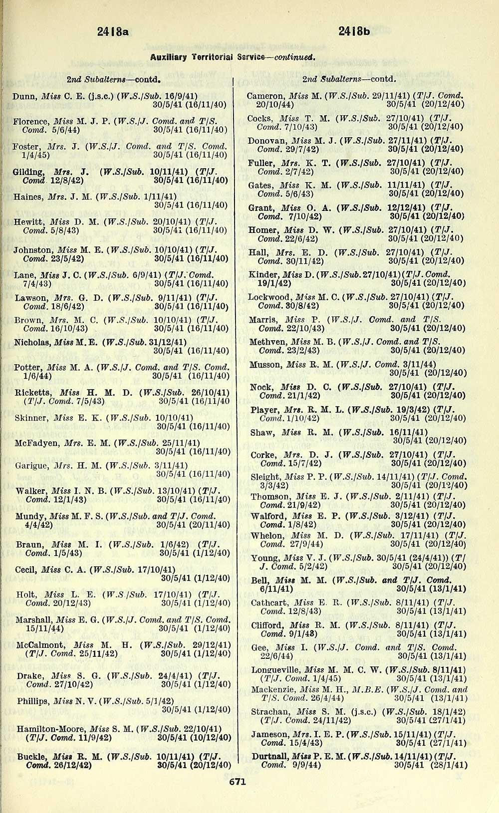 677 Army Lists Quarterly Army Lists Second Series July 1940 December 1950 1945 Second Quarter Part 2 Volume 1 British Military Lists National Library Of Scotland