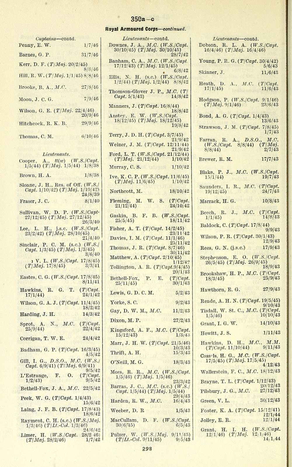 304 Army Lists Quarterly Army Lists Second Series July 1940 December 1950 1946 Third Quarter Part 1 Volume 1 British Military Lists National Library Of Scotland