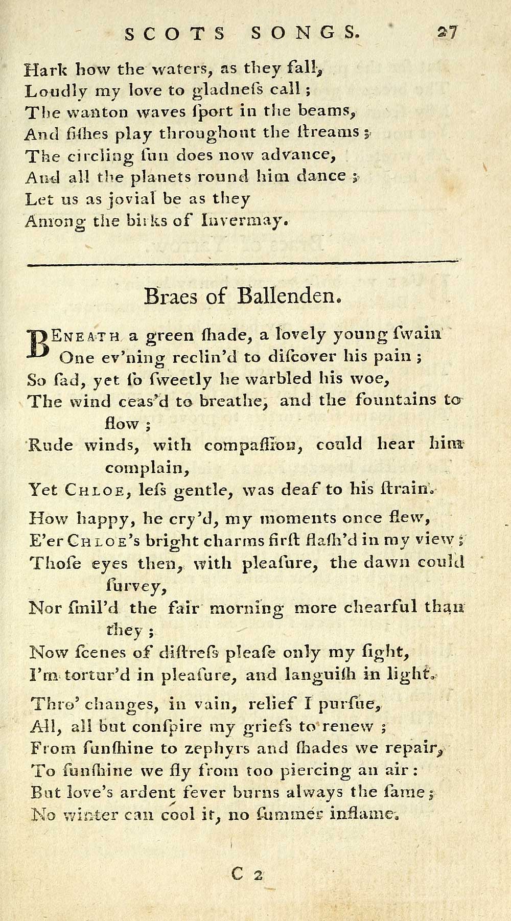 (47) Page 27 - Braes of Ballenden - Glen Collection of printed music ...