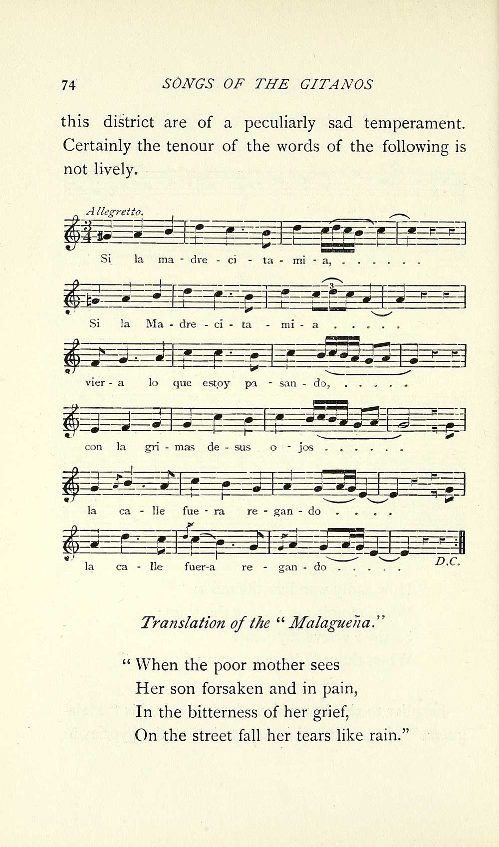 (98) Page 74 - Glen Collection of printed music > Printed text ...