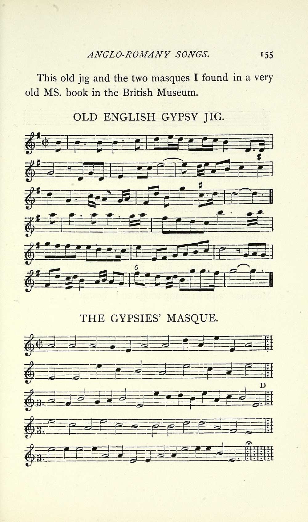 (179) Page 155 - Glen Collection of printed music > Printed text ...