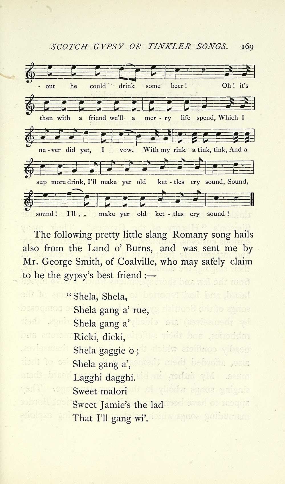 (193) Page 169 - Glen Collection of printed music > Printed text ...