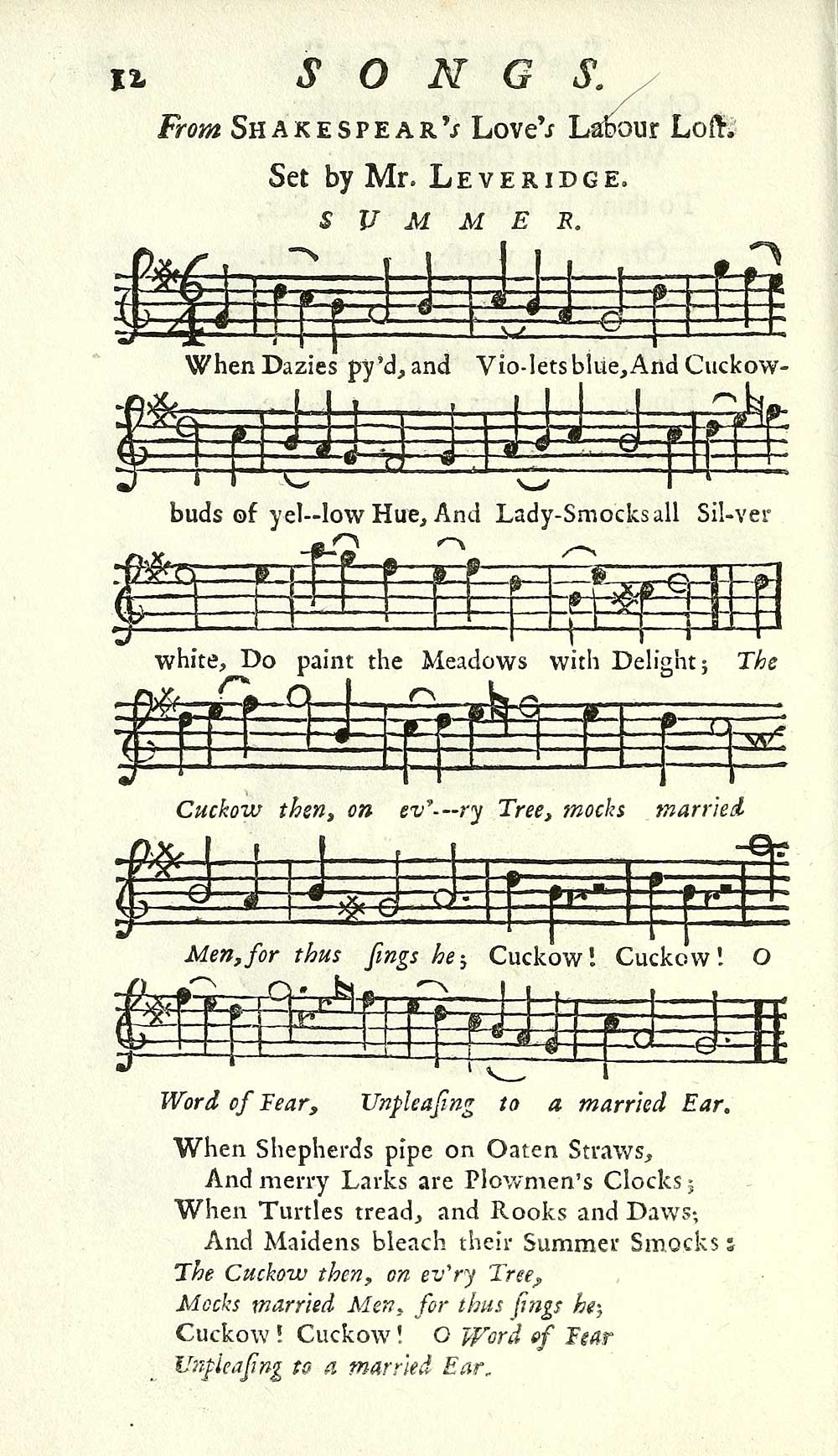 30 Page 12 When Dazies Py D And Violets Blue Glen Collection Of Printed Music Printed Music Musical Miscellany Volume 2 Special Collections Of Printed Music National Library Of Scotland