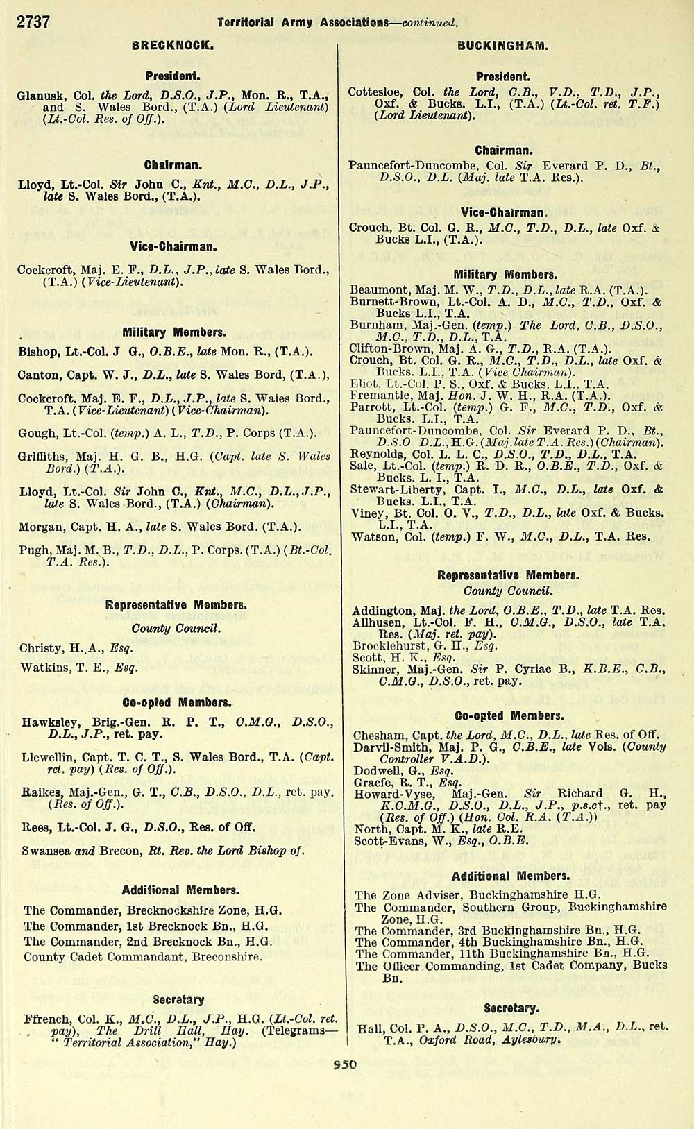 956 Army Lists Quarterly Army Lists Second Series July 1940 December 1950 1944 First Quarter Part 2 Volume 1 British Military Lists National Library Of Scotland