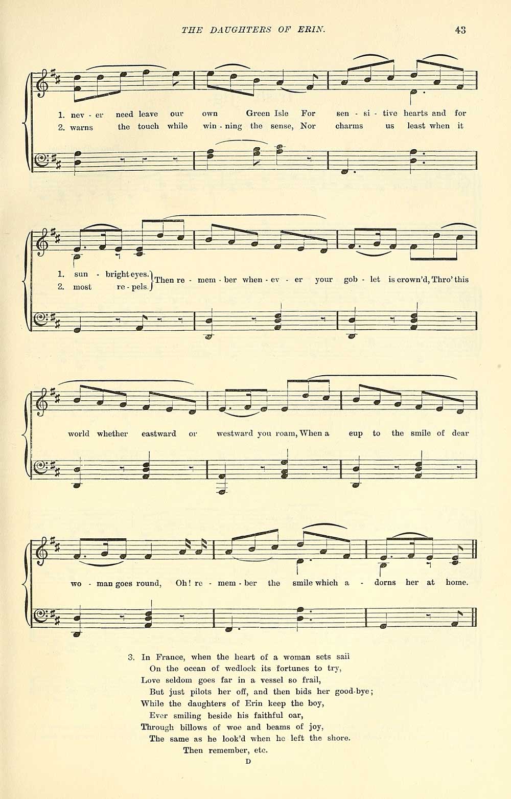 (57) Page 43 - Glen Collection of printed music > Printed music ...