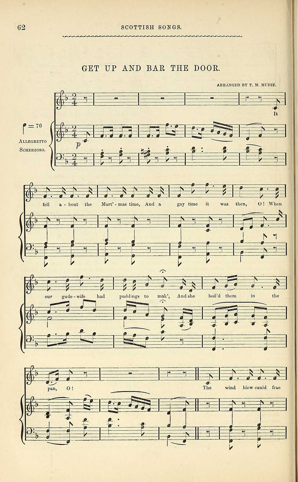 70 Page 62 Get Up And Bar The Door Glen Collection Of Printed