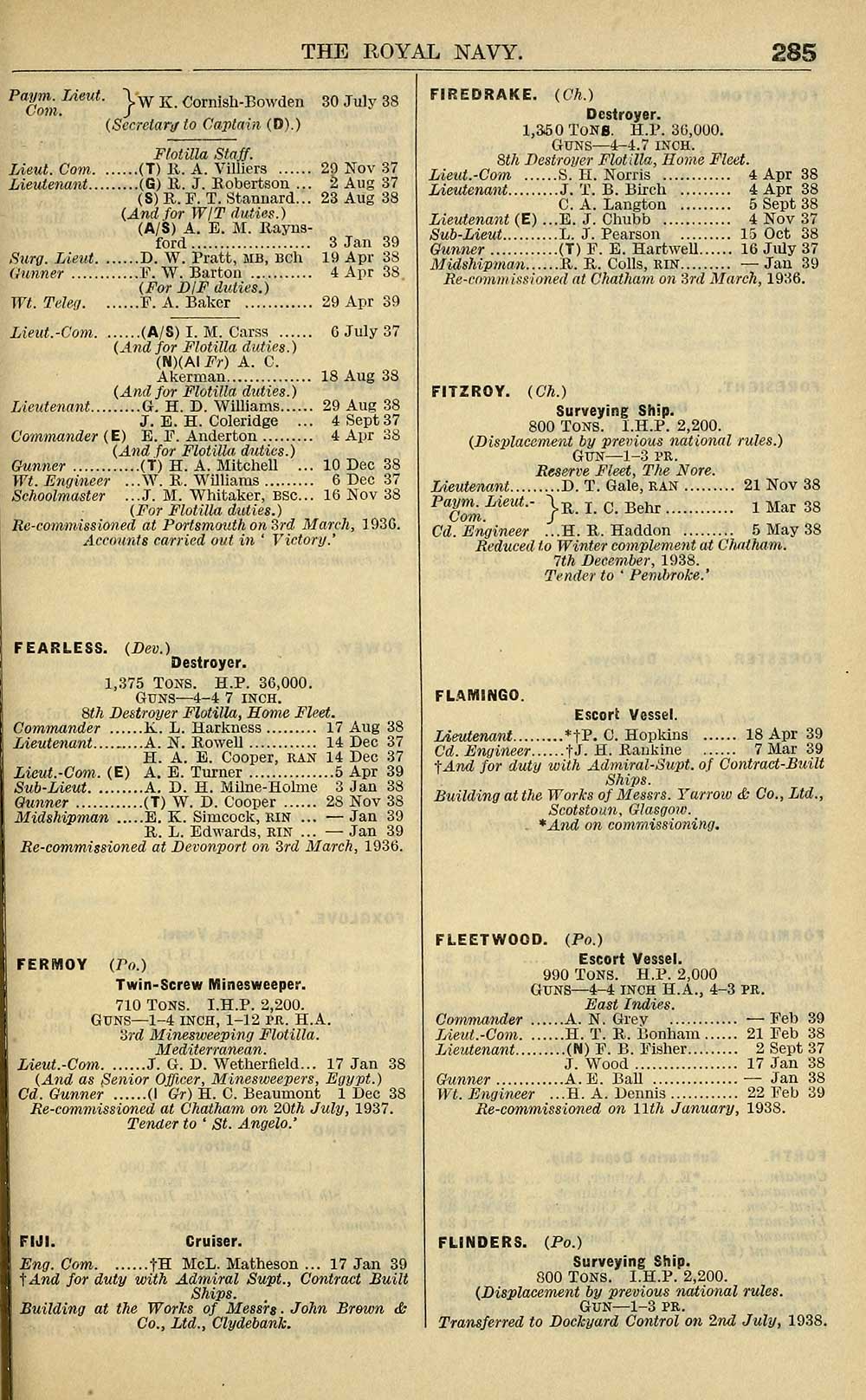 317 Navy Lists Monthly 1939 May British Military Lists National Library Of Scotland