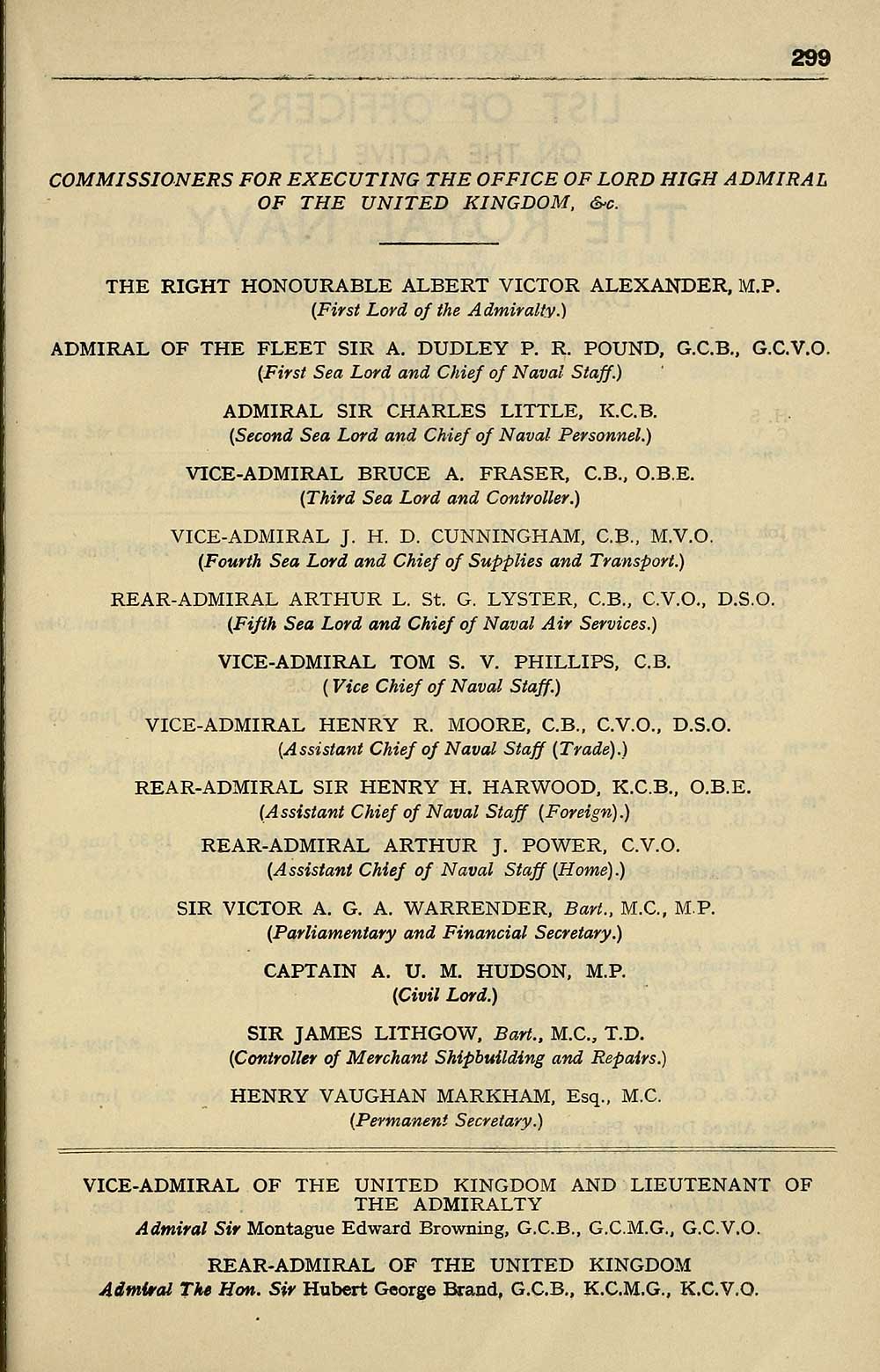 323) - Navy lists > Bimonthly > 1941 > April - British Military lists -  National Library of Scotland