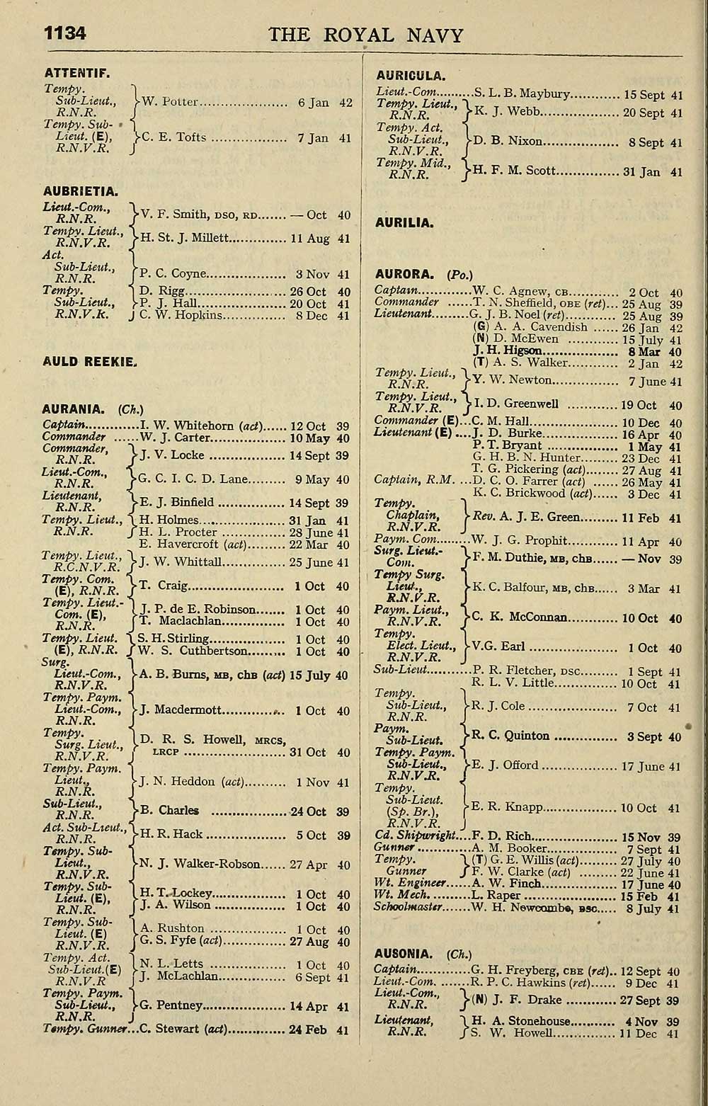 1160 Navy Lists Bimonthly 1942 February British Military Lists National Library Of Scotland