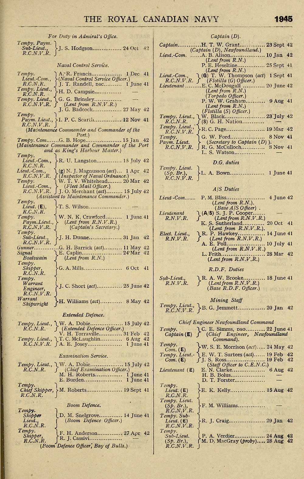 943 Navy Lists Bimonthly 1943 February Volume 2 British Military Lists National Library Of Scotland