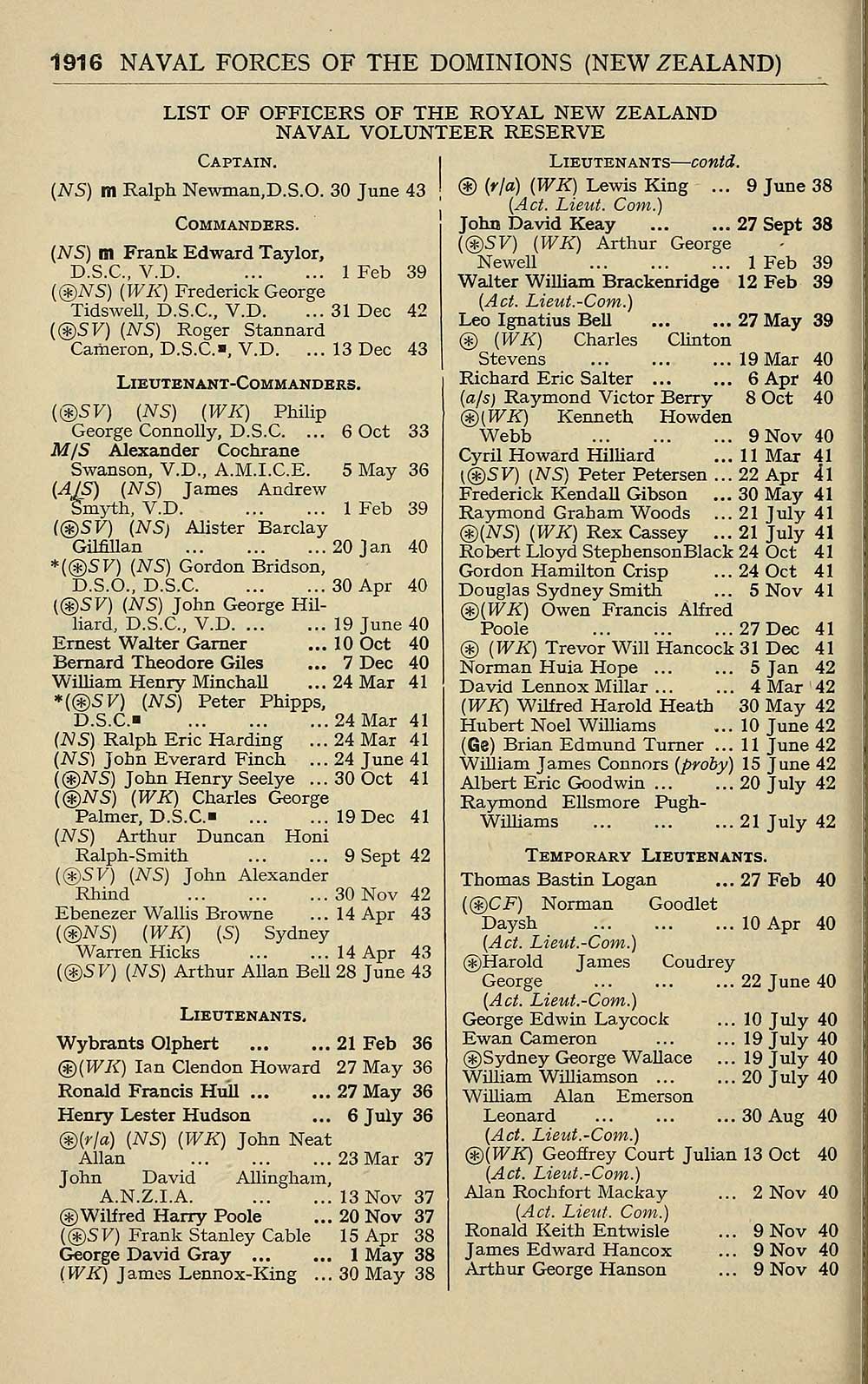 378 Navy lists Bimonthly 1944 June Volume 2 British