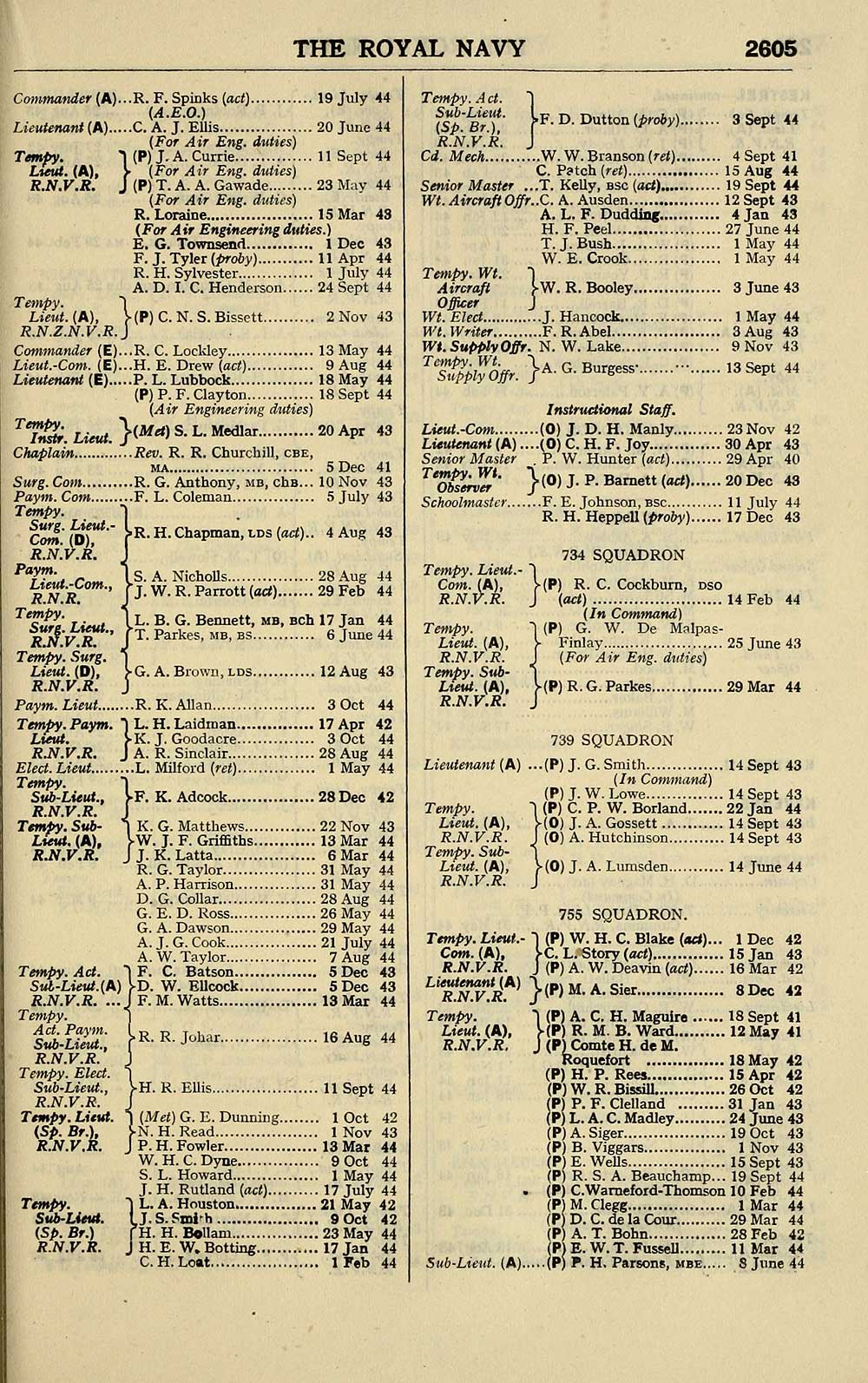 533 Navy Lists Quarterly 1944 October Volume 3 British Military Lists National Library Of Scotland