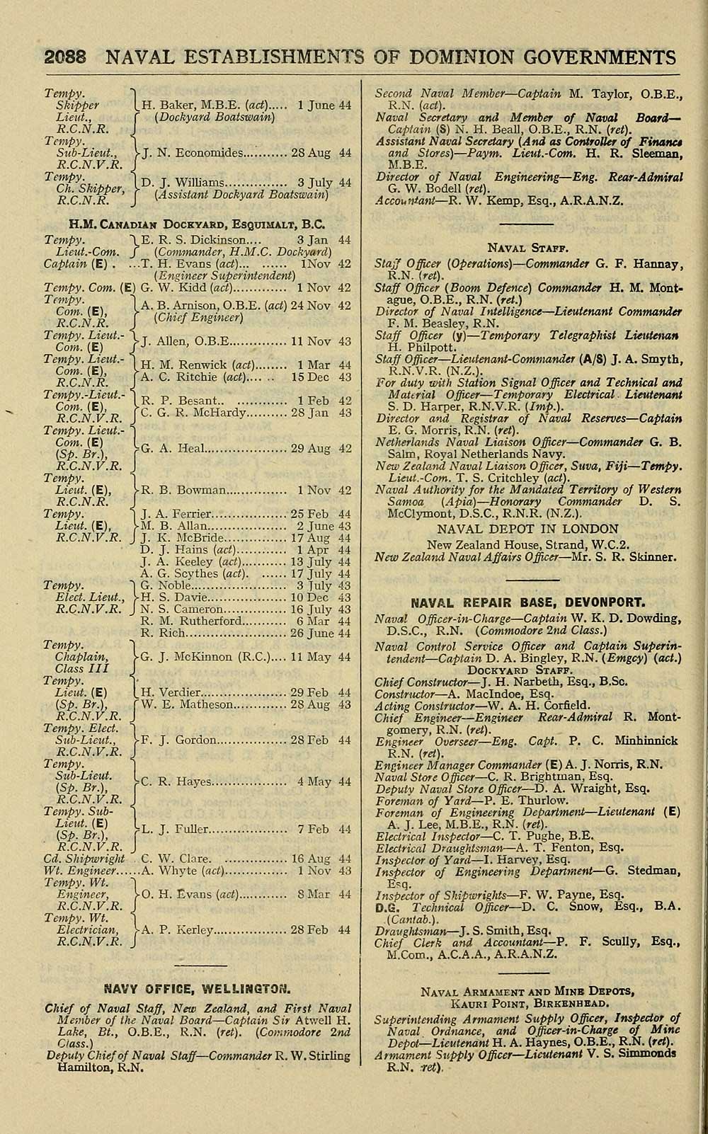 1116 Navy Lists Quarterly 1945 January Volume 2 British Military Lists National Library Of Scotland