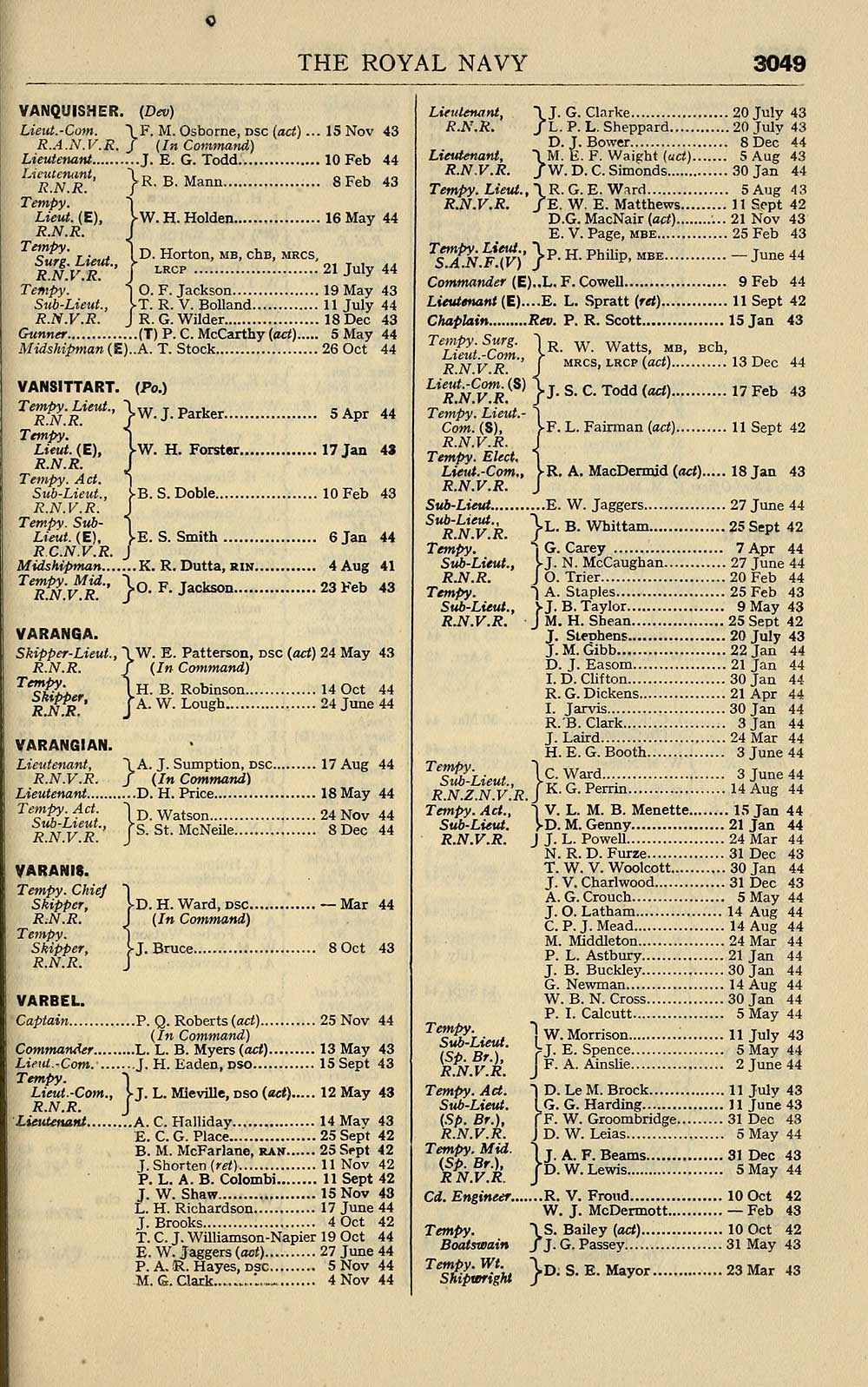 1 Navy Lists Quarterly 1945 January Volume 3 British Military Lists National Library Of Scotland