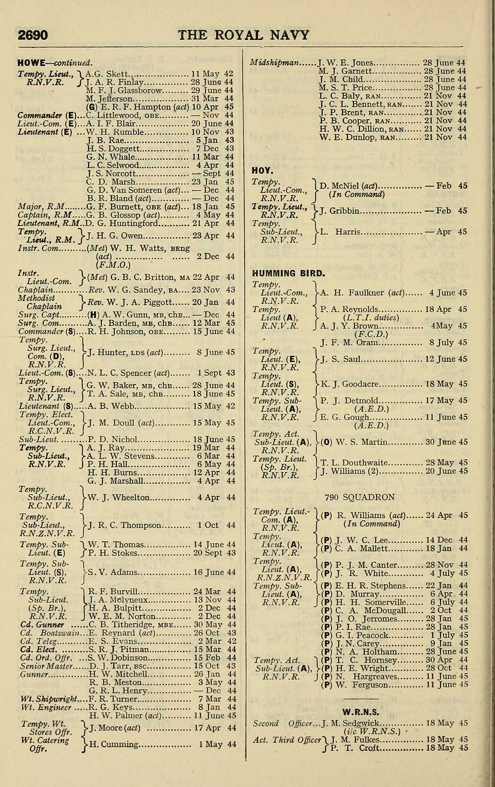 536 Navy Lists Quarterly 1945 July Volume 3 British Military Lists National Library Of Scotland