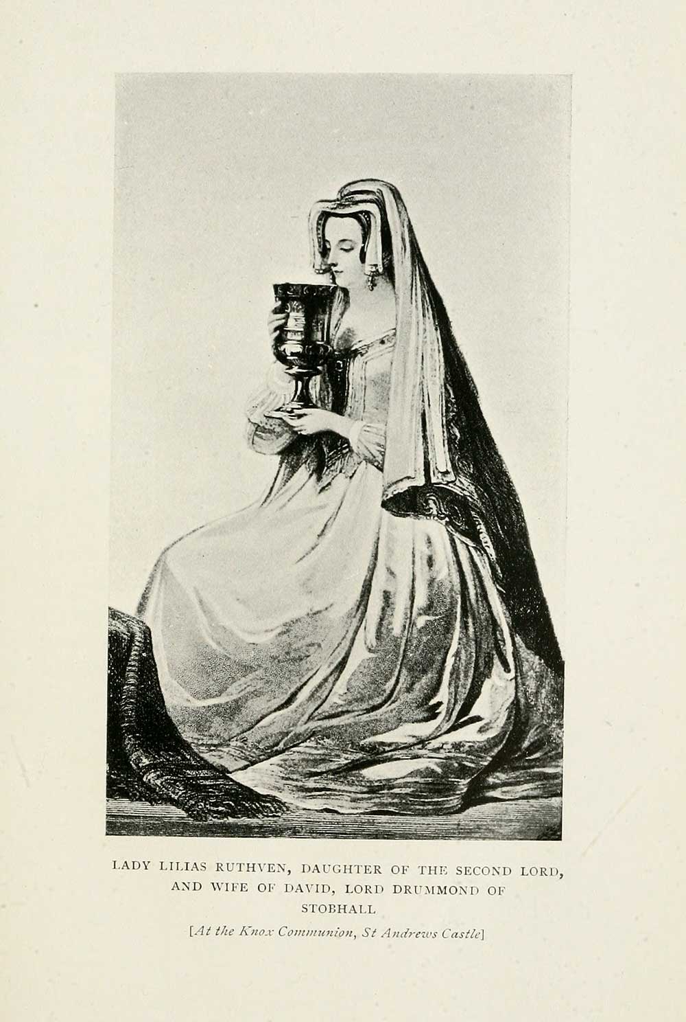 (23) Illustrated plate Lady Lilias Ruthven Ruthven family papers